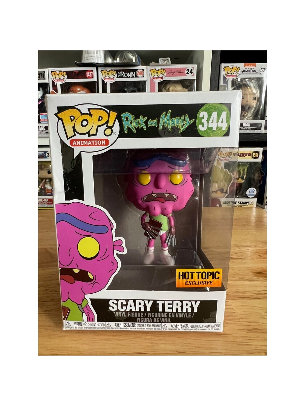 VAULTED EXCLUSIVE Scary Terry No Pants Funko Pop #344 Rick Morty Animation Show
